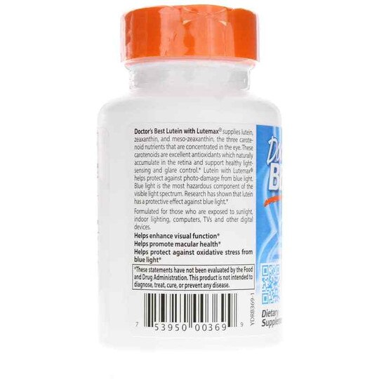 Lutein with Lutemax 20 Mg, DRB